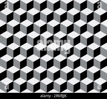 Embossed cuboids abstract background. Stock Vector