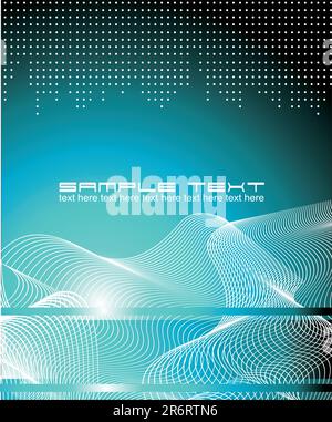 High Tech Futuristic Business Background Stock Vector