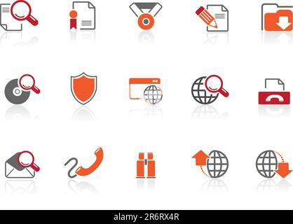 Vector icons | illustrator 8+ and other compatible applications Easy to edit, manipulate, resize or colorize Stock Vector