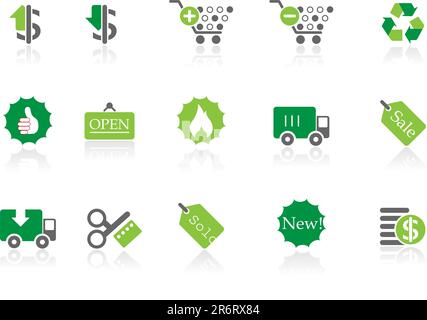 Sale and Shopping icons for your website Stock Vector