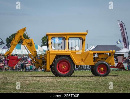 Dancing Diggers - Smallwood Steam & Vintage Rally 2023 Stock Photo