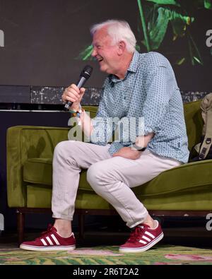 Oxford, UK. 11th June, 2023. My Time Capsule Podcast With Mike Fenton Stevens and Dave Gorman Credit: Graham Tarrant/Alamy Live News Stock Photo