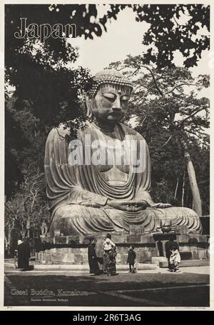Japan. Great Buddha, Kamakura. Museum: PRIVATE COLLECTION. Author: ANONYMOUS. Stock Photo