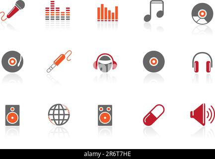 Vector icons | illustrator 8+ and other compatible applications Easy to edit, manipulate, resize or colorize Stock Vector