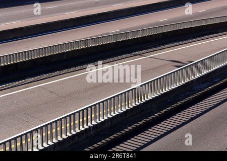Abstract photo of the Durban N3 Freeway, June the 11th 2023. Stock Photo