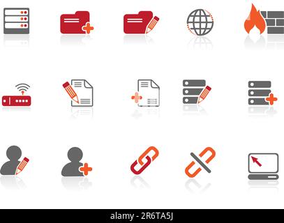 Vector icons | illustrator 8+ and other compatible applications Easy to edit, manipulate, resize or colorize Stock Vector