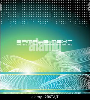 High Tech Futuristic Business Background Stock Vector