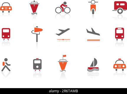 Vector icons | illustrator 8+ and other compatible applications Easy to edit, manipulate, resize or colorize Stock Vector