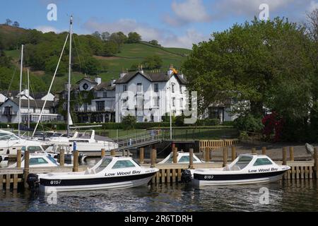 Low Wood Bay, Lake Windermere, Cumbria, England, United Kingdom, Stock Photo