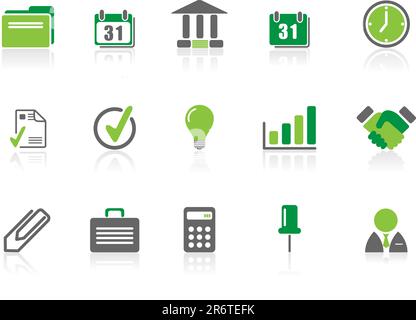 Business icons for your website Stock Vector