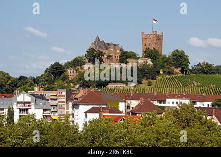 Klopp Castle, Bingen am Rhein, Rhineland-Palatinate, Germany Stock Photo