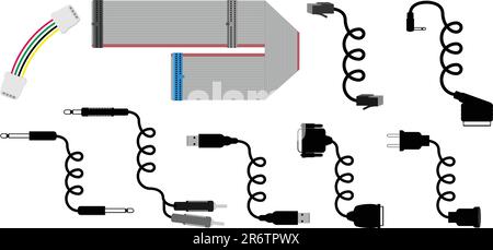 cable vector illustration Stock Vector Image & Art - Alamy