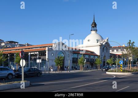 Lisbon, Portugal - June 01 2018: The Ribeira Market (Portuguese: Mercado da Ribeira) is a food and other products market in Cais do Sodré. It has abou Stock Photo