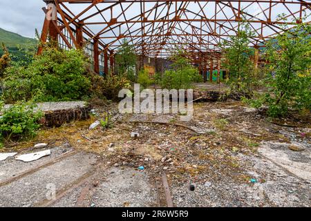 Royal Navy Torpedo Testing site Arrochar Scotland Stock Photo