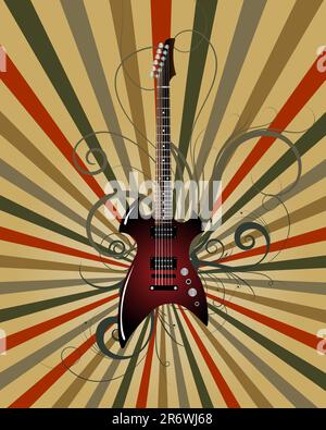 Retro groovy musical note. Vintage hippie cartoon music notes. Hippy ...