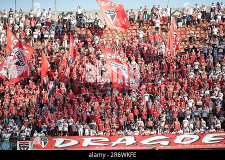 São Paulo (SP), 11/06/2023 - Futebol / Campeonato Brasileiro - Partida entre São Paulo x Palmeiras válida pela 10° rodada da Série A do Campeonato Bra Stock Photo