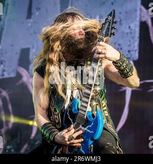 High res photo of zakk wylde hi-res stock photography and images