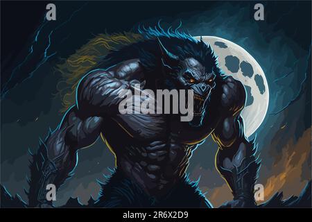 full moon werewolf transformation