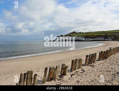 Cushendun in County Antrim Stock Photo