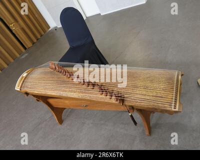 Korea Kayagum korean Zither Stock Photo - Alamy