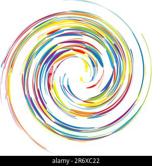 Abstract swirl background for your design Stock Vector