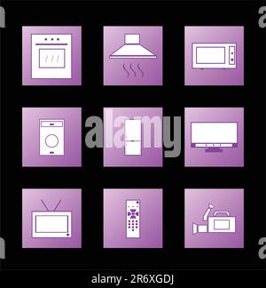 Icon appliances. Vector Stock Vector