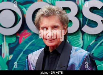 New York, United States. 11th June, 2023. Barry Manilow arrives on the red carpet at The 76th Annual Tony Awards at United Palace Theatre on June 11, 2023 in New York City. Photo by John Angelillo/UPI Credit: UPI/Alamy Live News Stock Photo