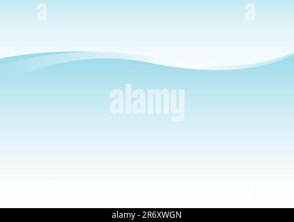 Simple abstract blue background for design Stock Vector