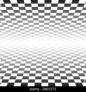 Checker Board Pattern Background - vector illustration Stock Vector