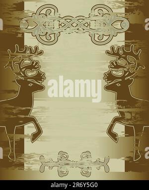 background, this illustration may be useful as designer work Stock Vector