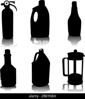 An image of a Container Variety Set. Stock Vector