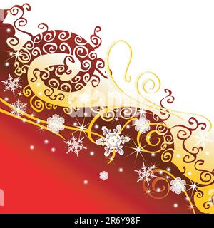 christmas,  this illustration may be useful as designer work Stock Vector