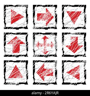 stamp,  this illustration may be useful as designer work Stock Vector