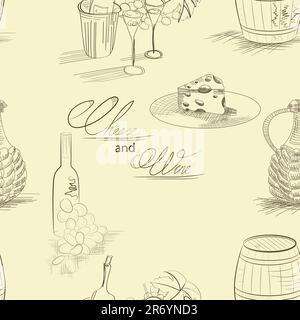 Seamless wallpaper Stock Vector
