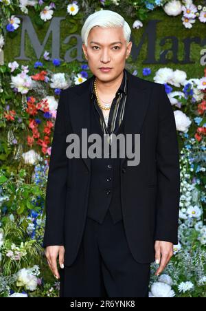 Stockholm, Sweden. 11th June, 2023. Bryan Boy arrives at Max Mara's fashion show at Stockholm City Hall, Sweden, June 11, 2023.Photo: Karin Tornblom/TT/code 2377 Credit: TT News Agency/Alamy Live News Stock Photo