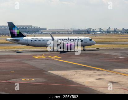 Volaris Airbus A320 plane, Terminal 1, Benito Juarez International
