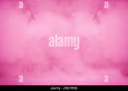 Pink cloudy texture. Pink smoke. Stock Photo