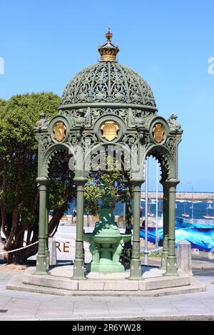 The Queen Victoria Memorial Fountain, Dun Laoghaire, near Dublin, Ireland Stock Photo