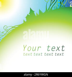 air background, this  illustration may be useful  as designer work Stock Vector