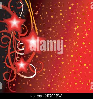 christmas,  this illustration may be useful as designer work Stock Vector