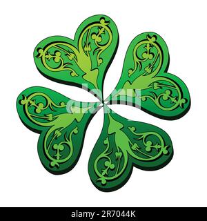 patrick,  this illustration may be useful as designer work Stock Vector