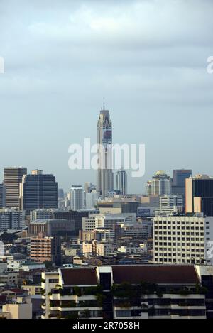 The Baiyoke Tower II is the 2nd tallest building in Bangkok. Stock Photo