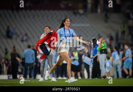 Istanbul, Turkey. 10th Jun 2023.   Freundin Isabel Haugseng Johansen (Freundin von Erling Haaland (City) Manchester City - Inter Mailand UEFA Champion Stock Photo