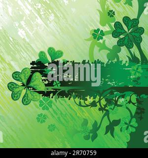patrick,  this illustration may be useful as designer work Stock Vector