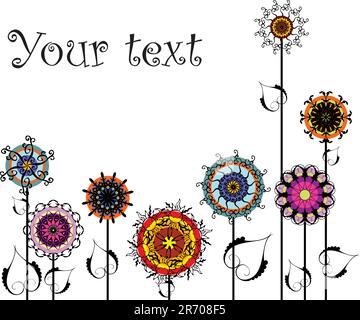 background,  this  illustration may be useful  as designer work Stock Vector