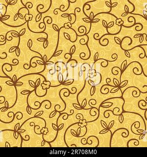seamless,  this  illustration may be useful  as designer work Stock Vector