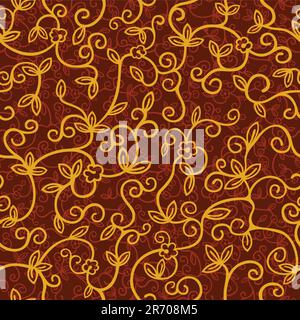 seamless,  this  illustration may be useful  as designer work Stock Vector