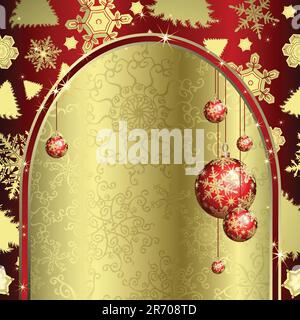 christmas,  this illustration may be useful as designer work Stock Vector