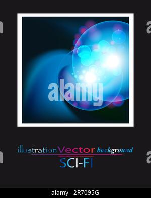 abstract background colorful lights. EPS10 Vector. Illustration for your design. Stock Vector