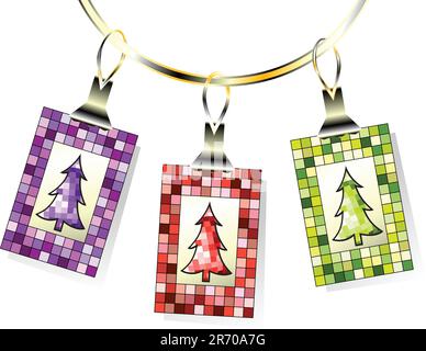 christmas,  this  illustration may be useful  as designer work Stock Vector